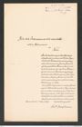 k.k. naturhistorisches Hofmuseum, Intendanzakten 1885-1896 (Hauer), Aktenzahl Z.279/1892, Seite 1